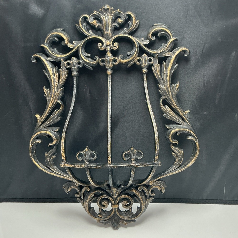 Vintage Burwood Wall Decor #1209 MCM Plastic 16X12 Inches